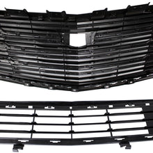 RacerSpares Front Bumper Grill Upper + Lower Radiator Grille for Cadillac Xt5 2016-2019