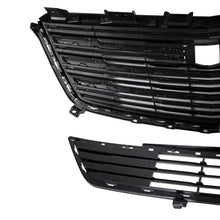 RacerSpares Front Bumper Grill Upper + Lower Radiator Grille for Cadillac Xt5 2016-2019