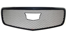 RacerSpares Trim Illusion Overlay Gloss Black Front Bumper Grille for 15-19 Cadillac ATS