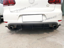 Rear Bumper Lip Diffuser Valance Splitters for VW Golf 6 MK6 GTI 2010-2014 di11