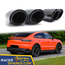 RacerSpares 3 Layers Sport Exhaust Tips Muffler Pipe for Porsche Cayenne 92A 2015-2017 facelife et151