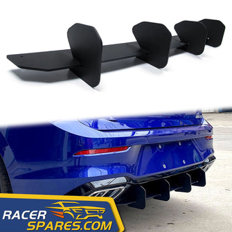 Rear Bumper Diffuser Valance for VW Golf MK8 TSI TDI GTI R 2021 2022 vw8