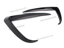 Carbon Fiber ABS Front Fog Light Trim Cover Eyebrow Covers For Tesla Model Y 2020 2021 2022 te12