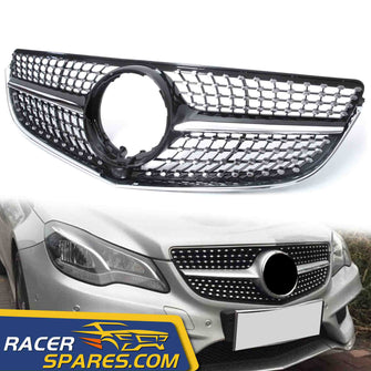 Front Grille Grill Diamond Style Fits Mercedes W207 A207 C207 Coupe Cabrio 2014- 2017 fg187