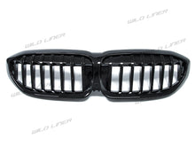 Glossy Black Front Bumper Kidney Grille Grill for BMW 3 Series G20 W/O Camera fg108