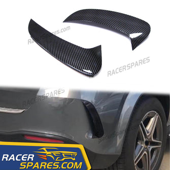 Glossy Black Front Bumper Splitter Air Vent Trim Cover For Mercedes Benz GLE W167 V167 2020-2022 pz73