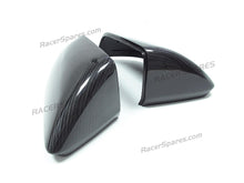 Real Carbon Fiber Mirror Cover Caps Replacement For Ford Mustang WITH LED Signal GT 2015-2020 mc116