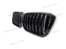 Glossy Black Front Kidney Grille Grill for BMW X3 G01 X4 G02 2022+ w/o Camera fg215