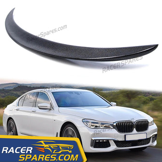 Carbon Fiber Trunk Lip Spoiler Wing AC Style For BMW 7 Series F01 F02 Sedan 740i 750i 2008-2015 bm3