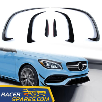 Front Bumper Canards Rear Side Vents Splitter For Mercedes Benz CLA C117 CLA45 2016 2017 2018 2019 pz25