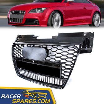 Gloss Black Honeycomb RS-TT Style Front Bumper Grille Grill for AUDI TT 8J 06-14 fg209