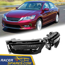 RacerSpares Smoked Lens Bumper Fog Lamps W/ switch Light Bulb For Honda Accord Sedan 2013-2015