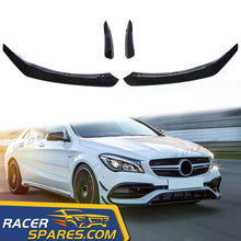 Gloss Black Front Bumper Lip Splitters 4Pcs For Benz W117 CLA Facelift 2017-2019 pz72