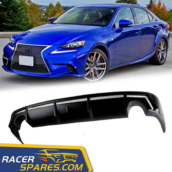 RacerSpares Rear Bumper Lip Diffuser Valance For Lexus IS250 IS350 IS200T V2 2014 2015 2016