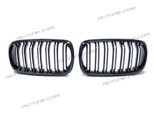 RacerSpares Glossy Black Front Kidney Grille Grill Dual Slats for BMW X5 F15 X6 F16 2014-2018 fg105