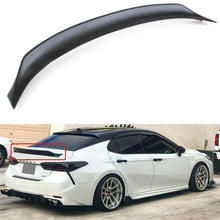 RacerSpares Matt Black Rear Trunk Lid Spoiler Wing For Toyota Camry 2018-2022