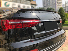 Glossy Black Rear Trunk Lip Spoiler Wing For Audi A6 C8 Sedan 2019+ sp39