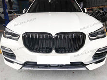 Gloss Black X5M Style Front Kidney Grille Grill for BMW X5 G05 2018-2021 fg15