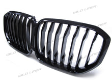 Gloss Black X5M Style Front Kidney Grille Grill for BMW X5 G05 2018-2021 fg15