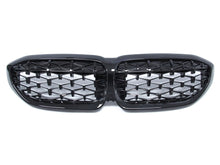 M340i Style Black Diamond Front Kidney Grille Grill for BMW G20 G21 W/O Camera fg110