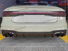 Glossy Black Rear Diffuser Muffler Tips For Audi A7 C8 4K8 S-line S7 2018-2021 di85