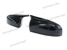 RacerSpares Glossy Black Side Mirror Cover Caps Replacement For BMW X5 X6 E70 E71 2007-2013 mc105