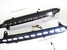LED Daytime Running Light Sequential Turn Signal Fog Lamps For Audi Q7 2007-2009 dr9