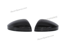 Glossy Black Mirror Cover Caps For Audi MK3 8S TT TTS TTRS R8 W/ Lane Assist 2015-2022 mc160