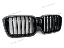 Glossy Black Front Kidney Grille Grill for BMW X3 G01 X4 G02 2022+ w/o Camera fg215