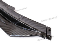 Carbon Fiber Look Front Bumper Lip Spoiler Splitter 4PCS For Tesla Model 3 2017-2022 di142