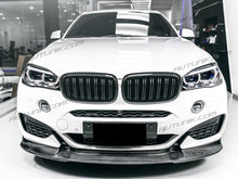 RacerSpares Glossy Black Front Kidney Grille Grill Dual Slats for BMW X5 F15 X6 F16 2014-2018 fg105