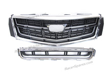 Radiator Front Upper Grille Lower Grill With Chrome Outer Frame For Cadillac XTS 2013-2017 fg200