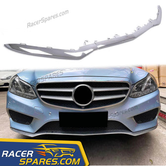 Front Bumper Lip Molding Trim For Mercedes E-Class W212 E350 E250 E400 2014-2016