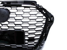 RS3 Style Honeycomb Grille Front Hood Bumper Grill Black For Audi A3 S3 2017-2019 fg164