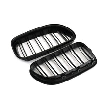 RacerSpares Gloss Black Dual Slats Front Kidney Grille Grill M6 Style for BMW 6 Series F06 F12 F13 2012-2017