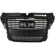 RacerSpares Primed Plastic Front Bumper Grille Grill For 2009-2013 Audi A3 Quattro