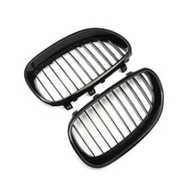 RacerSpares Glossy Black Front Kidney Grille Grill For BMW 5 Series E60 E61 528i 535i 525i 530i 530xi 545i M5 2003-2010
