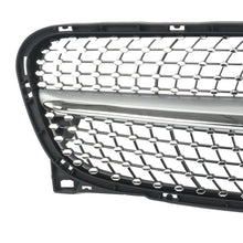 RacerSpares Diamond Style Chrome Front Grill Grille for Mercedes X156 GLA Pre-facelift 2014-2017 w/o front camera