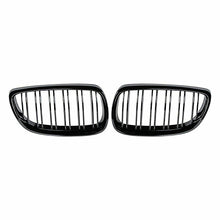 RacerSpares Gloss Black Front Kidney Grill Grille Dual Slats For BMW E92 E93 M3 328i 335i Coupe 2007 2008 2009 2010