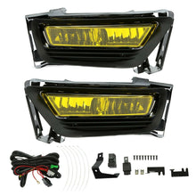 RacerSpares Amber Lens Driving Fog Lamp W/switch Pair For Honda Accord Sedan 2013 2014 2015
