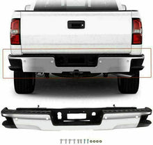 RacerSpares Step Bumper Rear Face Bar Chrome New for Chevy Silverado 1500 GMC 1500 2014 2015 2016 2017 2018 GM1103175