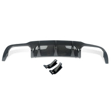 RacerSpares Carbon Fiber Color Rear Diffuser Lip for Mercedes Benz W204 C200 C63 AMG Bumper