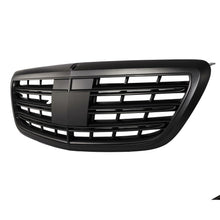 RacerSpares Front Bumper Grill Grille GT Style For Mercedes Benz W222 S-CLASS Sedan 2014-2020 Matte Black