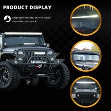 RacerSpares 52" Inches LED Light Bar + 4X 4" Pods+ Mounting Brackets For Jeep Wrangler JK 2007-2017