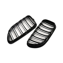 RacerSpares Gloss Black Dual Slats Front Kidney Grille Grill M6 Style for BMW 6 Series F06 F12 F13 2012-2017