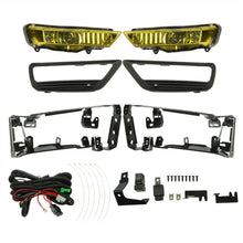 RacerSpares Amber Lens Driving Fog Lamp W/switch Pair For Honda Accord Sedan 2013 2014 2015